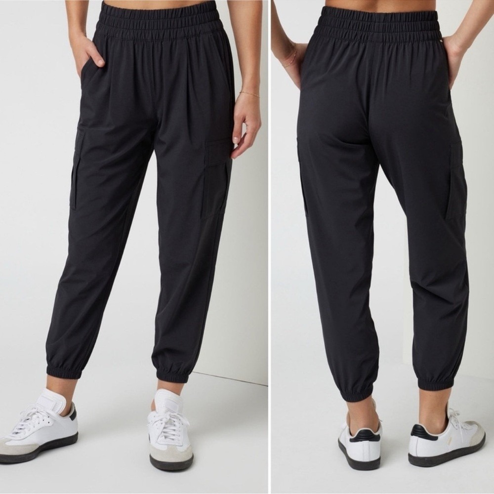 Vuori Black Track Jogger Pants